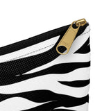 ASL Bag "ILY Zebra" Zippered Polyester Accessory Bag