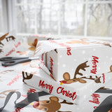 Holiday "ILY Rudolph" ASL Christmas Gift Wrap Paper