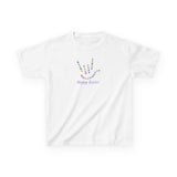 Holiday "Easter Eggs ILY" Youth Short Sleeve ASL Easter T-Shirt