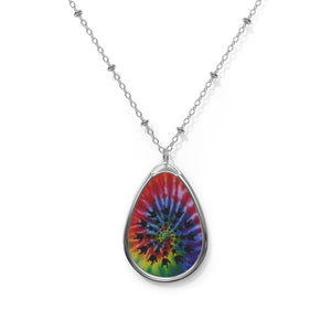 ILY Necklace "ILY Tie-Dye" Sign Language Jewelry