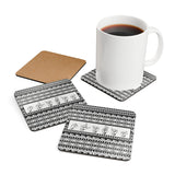 ASL Merchandise "Zentangle" Corkback ASL Coaster Set