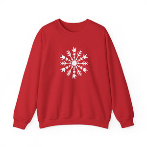 Holiday "ILY Snowflake" Unisex Crewneck ASL Christmas Sweatshirt