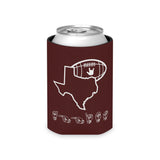 ASL Merchandise "Texas" Sign Language Can Cooler Sleeve