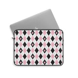 ASL Merchandise "ILY Argyle" Sign Language Laptop Sleeve