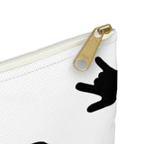 ASL Bag "ILY Sign" Zippered Polyester ASL Accessory Bag