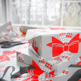 Holiday "ILY Candy Cane" ASL Christmas Gift Wrap Paper