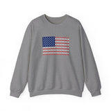 ASL Shirt "ILY Flag USA" Unisex Crewneck ASL Sweatshirt