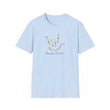 Holiday "Easter Eggs ILY" Unisex Short Sleeve ASL Easter T-Shirt