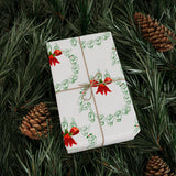 Holiday "ASL Wreath" ASL Christmas Gift Wrap Paper