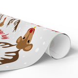 Holiday "ILY Rudolph" ASL Christmas Gift Wrap Paper