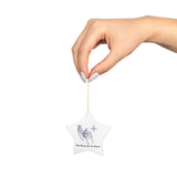 Holiday "ASL Jesus" Ceramic ASL Christmas Ornament