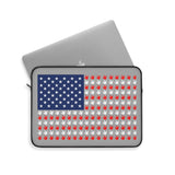 ASL Merchandise "ILY Flag USA" Sign Language Laptop Sleeve