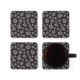 ASL Merchandise "ILY Floral" Corkback ASL Coaster Set