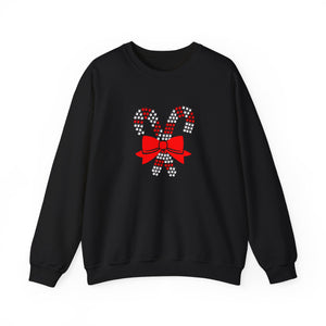 Holiday "ILY Candy Cane" Unisex Crewneck ASL Christmas Sweatshirt