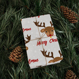 Holiday "ILY Rudolph" ASL Christmas Gift Wrap Paper