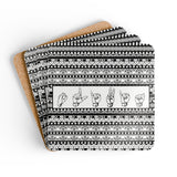 ASL Merchandise "Zentangle" Corkback ASL Coaster Set