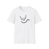 ASL Shirt "ILY Heart" Unisex Short Sleeve Sign Language T-Shirt