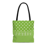 ASL Bag "Polka-Dots" Polyester 16x16 ASL Tote Bag