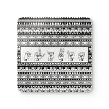 ASL Merchandise "Zentangle" Corkback ASL Coaster Set