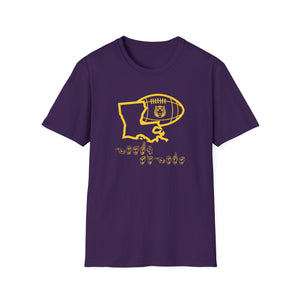 ASL Shirt "LA-Geaux Tigers" Unisex Short Sleeve Sign Language T-Shirt