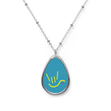 ILY Necklace "ILY Heart" Sign Language Jewelry