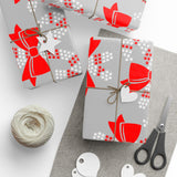 Holiday "ILY Candy Cane" ASL Christmas Gift Wrap Paper