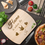 ASL Merchandise "ILY Home" Etched Maple Cutting Board