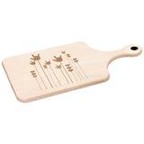 ASL Merchandise "ILY Sprout" Etched Maple Paddle Cutting Board