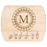 ASL Merchandise "Monogram" Etched Maple Cutting Board