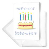 ASL Stationery "ILY Candles" Sign Language Birthday Cards