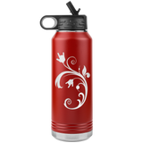 ASL Merchandise "ILY Bouquet" Etched ASL Water Bottle 32oz