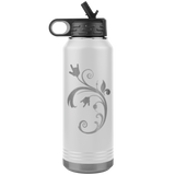 ASL Merchandise "ILY Bouquet" Etched ASL Water Bottle 32oz