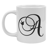 Sign Language Mug "ILY Monogram" Ceramic 20oz ASL Coffee Mug
