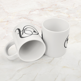 Sign Language Mug "ILY Monogram" Ceramic 20oz ASL Coffee Mug