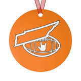 Holiday "Tennessee" Metal ASL Christmas Ornament