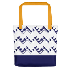 ASL Bag "ILY Chevron" Polyester 15x15 Pattern ASL Tote Bag