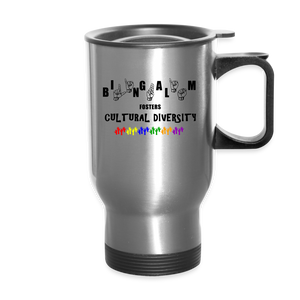 Sign Language Mug "Diversity" Stainless Steel ASL Travel Mug - silver