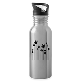 ASL Merchandise "ILY Sprout" Aluminum ASL Water Bottle 20oz - silver