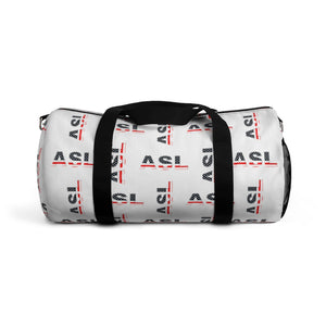 ASL Bag "Flag Letters" Pattern Sign Language Duffle Bag