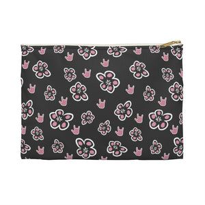 ASL Bag "ILY Floral" Zippered Polyester ASL Accessory Bag