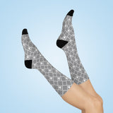 Sign Language Socks "ILY Squared" ASL Crew Socks