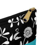 ASL Bag "Floral-Chevron" Zippered Polyester ASL Accessory Bag