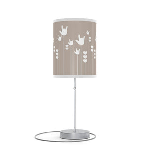ASL Home Decor "ILY Sprout" Sign Language Table Lamp