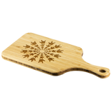 ASL Merchandise "ILY Burst" Etched Bamboo Cutting Board w/Handle
