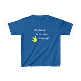 ASL Shirt "Everyone Smiles" Youth Short Sleeve Sign Language T-Shirt