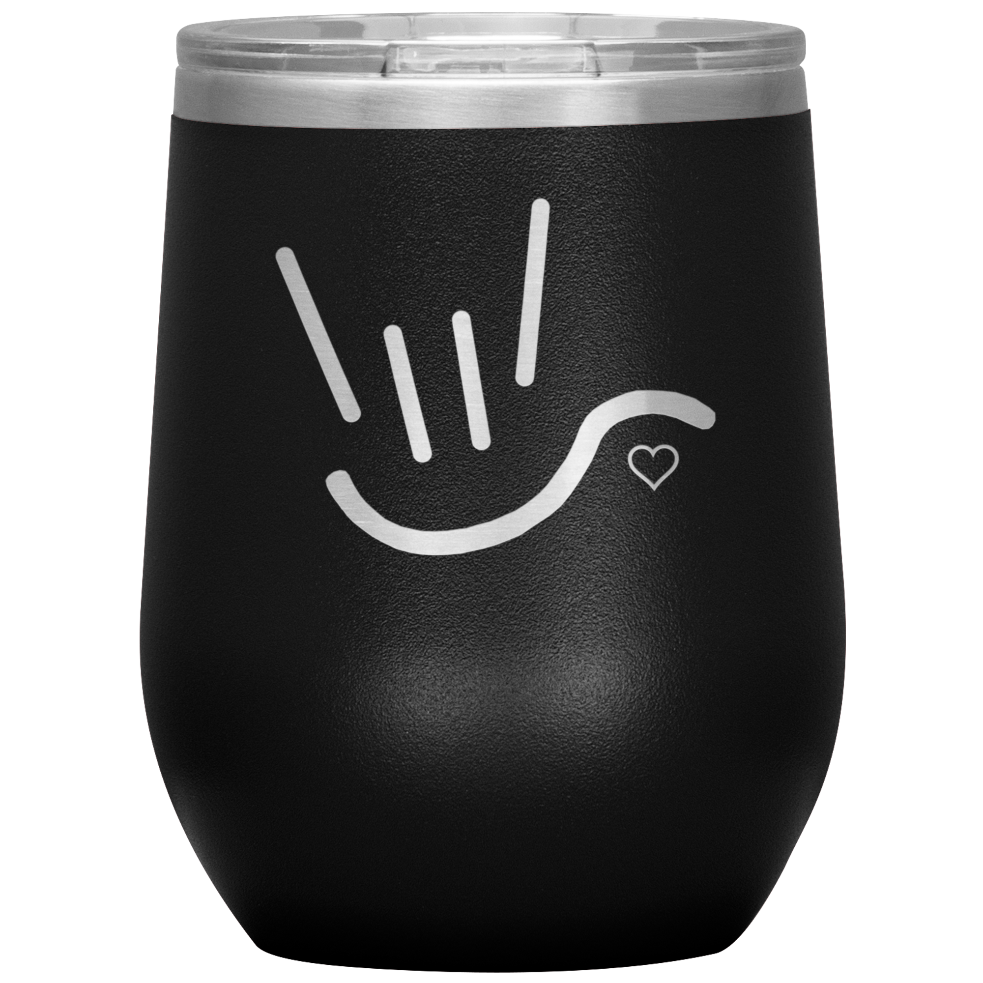 Smile Wine Tumbler-White