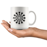 Sign Language Mug "ILY Burst" White Ceramic ASL Coffee Mug