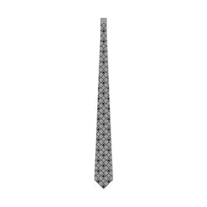 Sign Language Apparel "ILY Squared" Polyester ASL Necktie - Gray