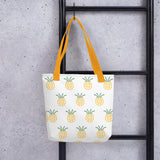 ASL Bag "ILY Pineapple" Polyester 15x15 Pattern ASL Tote Bag
