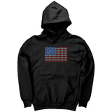 Sign Language Hoodie "ILY Flag USA" Youth Pullover ASL Hoodie